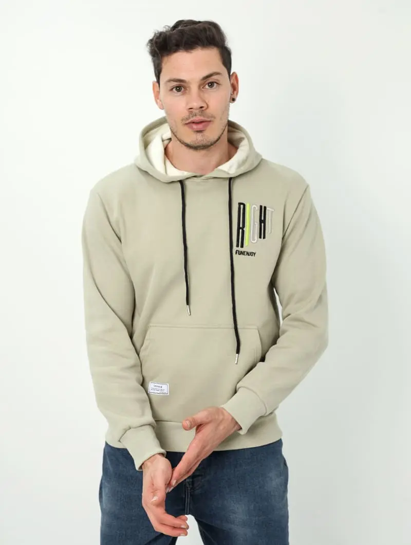 Sweat à capuche brodé